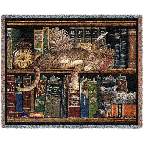 Remington The Well Read Tapestry Blanket