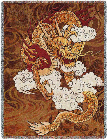 Golden Dragon Blanket