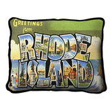 Greetings From Rhode Island Pillow