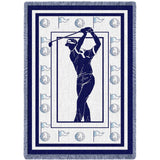 Men's Golf Blue Blanket