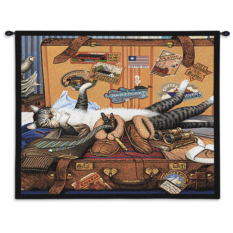 Mabel The Stowaway Wall Tapestry With Rod