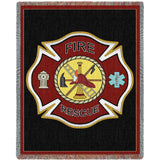 Firefighter Shield Blanket