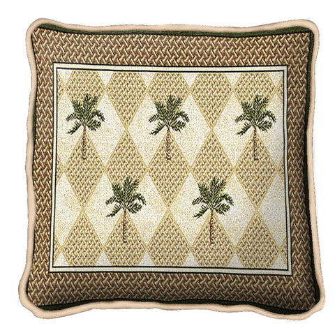 Colonial Palms Pillow