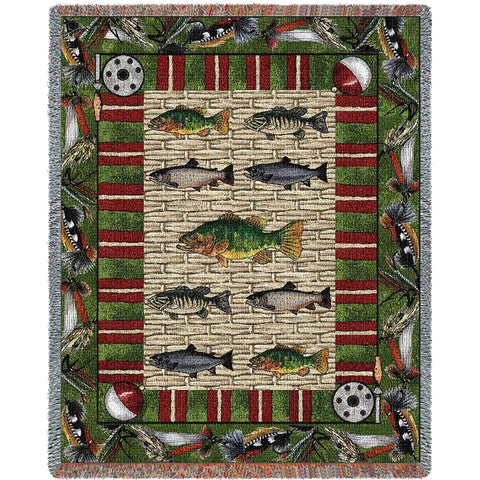 Gone Fishing Blanket