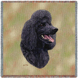 Poodle Black Small Blanket