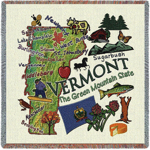 Vermont State Small Blanket