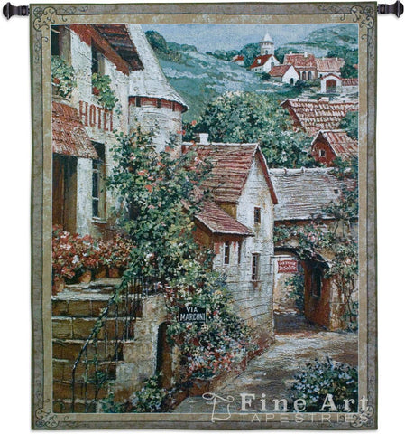 Italian Country Vill I Medium Wall Tapestry