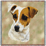 Jack Russell Terrier with Puppy Small Blanket