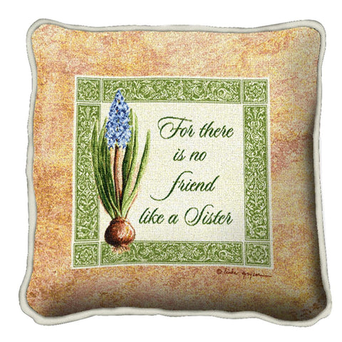 No Friend Like a Sister Pillow