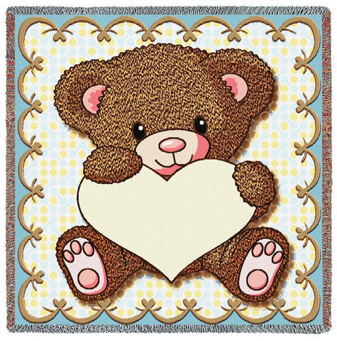My Little Teddy Bear Small Blanket