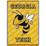 Georgia Institute of Technology Mascot Yellow Small Stadium Blanket