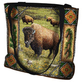 Buffalo Lodge Tote Bag