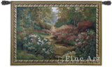 Along The Garden Path Small Wall Tapestry