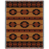 Southwest Geometric Tan Blanket