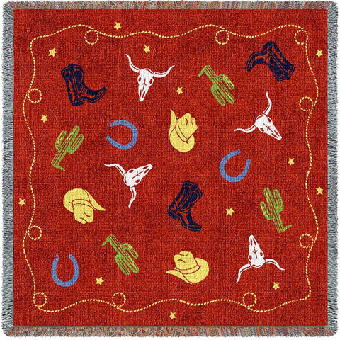 Cowboy Days Small Blanket