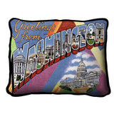 Greetings From District of Columbia Pillow