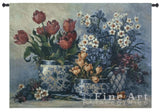 Spring Garden In Blue Wall Tapestry