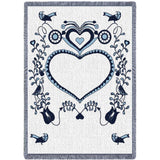 Announcement Blue Small Blanket