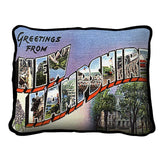 Greetings From New Hampshire Pillow