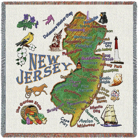 New Jersey State Small Blanket