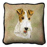 Wire Fox Terrier Pillow