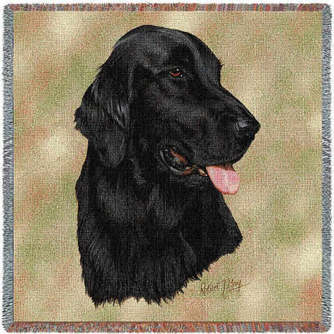 Flat-Coated Retriever Small Blanket