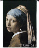 Girl with a Pearl Earring Wall Tapestry