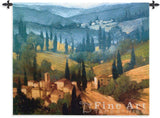 Tuscan Valley View Wall Tapestry