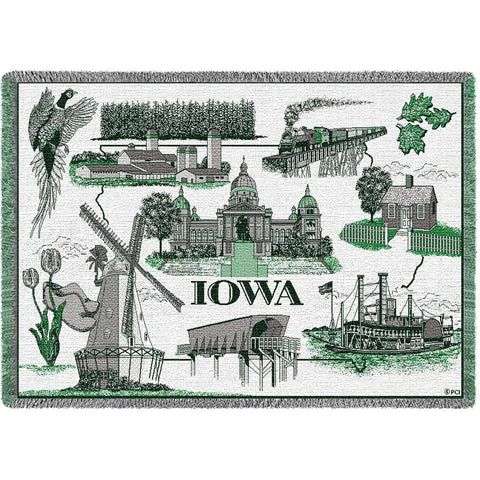 Monogram Medallion H Wall Tapestry