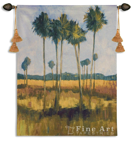 Tall Palms II Wall Tapestry