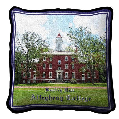Alleghany College Bentley Hall Pillow