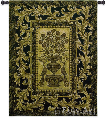 Framed Peacocks Wall Tapestry