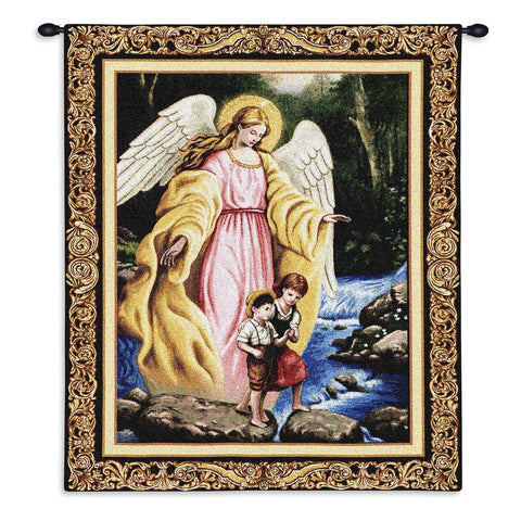 Watch Over You Wall Tapestry With Rod