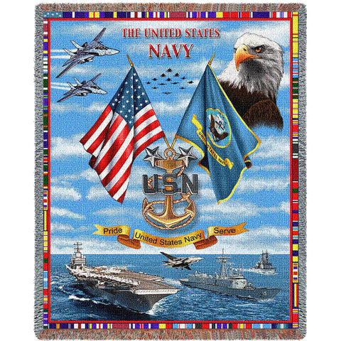 Navy Chiefs Blanket