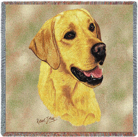 Labrador Retriever Yellow Small Blanket