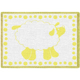 Baby Lamb Yellow Small Blanket