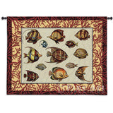 Coral Fish Study Wall Tapestry