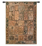 Golden Tapestry Wall Tapestry