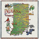 Indiana State Small Blanket