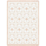 Teddy Bears Natural Small Blanket