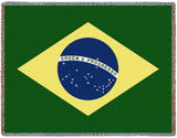 Brazilian National Flag Blanket