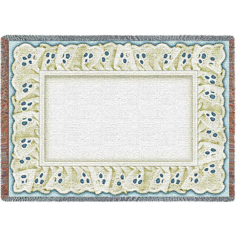 Eyelet Sky Mini Blanket