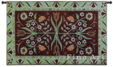 Crewel Floral Wall Tapestry