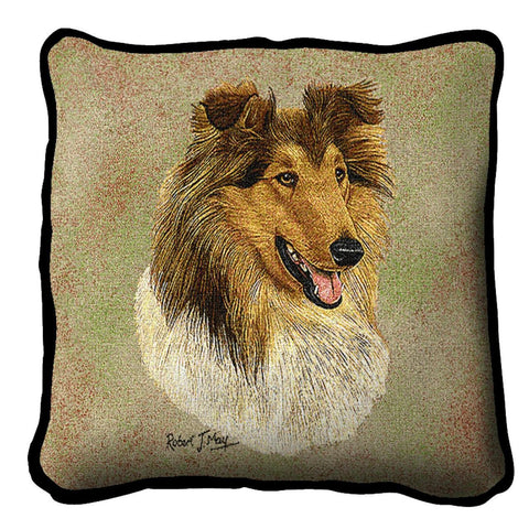 Rough Collie 2 Pillow Cover