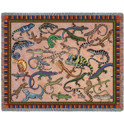 Lounging Lizard Blanket