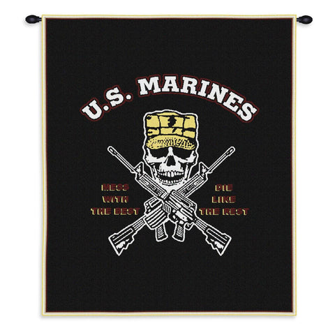Mess With Best Wall Tapestry With Rod