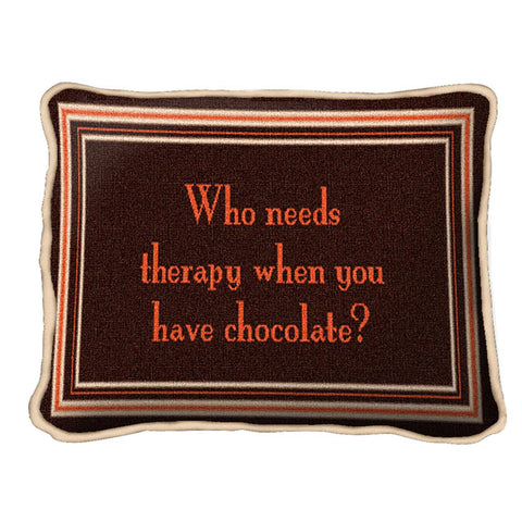 Chocolate Therapy Pillow