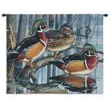 Backwater Woodies Wall Tapestry With Rod