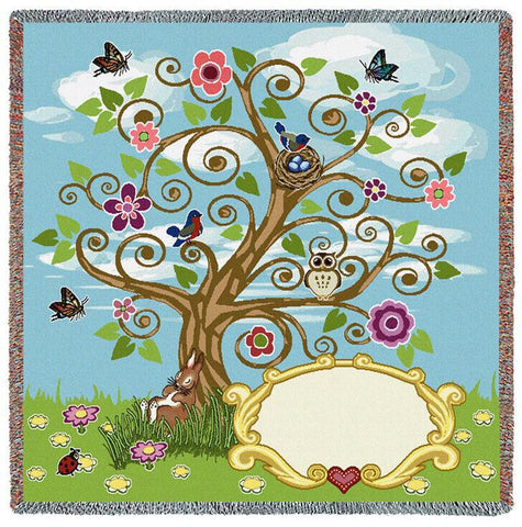 Baby Tree of Life Small Blanket