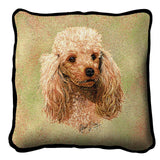 Poodle Cream Pillow